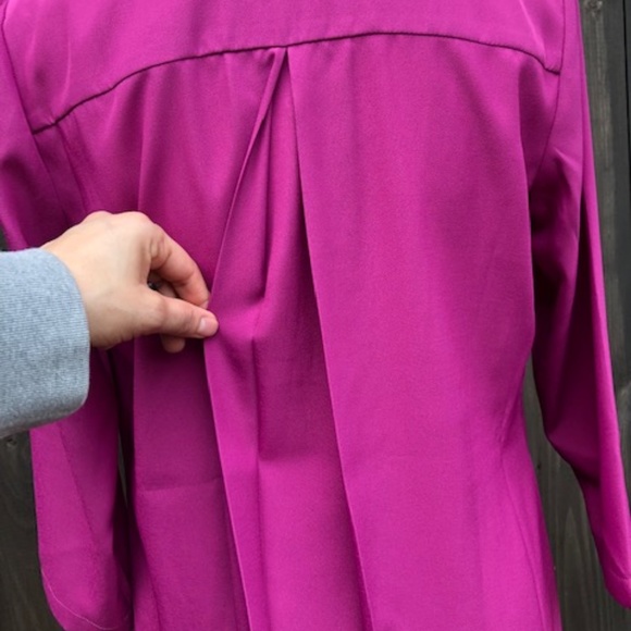 G By Giuliana Rancic Zip Front V-Nek 3/4 Sleeve Sz S - Picture 3 of 9